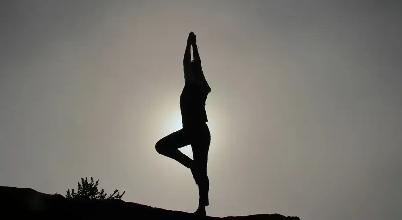 Yoga in the desert of Morocco